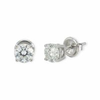 Diamant-Ohrringe 14k Weissgold 0.97ct